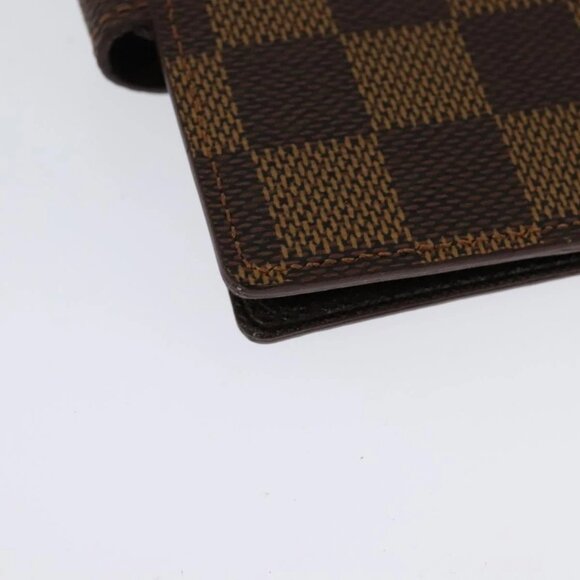 LOUIS VUITTON Damier Ebene Agenda Mini Day Planner Cover R20705 LV Auth 118844 - Picture 5 of 16